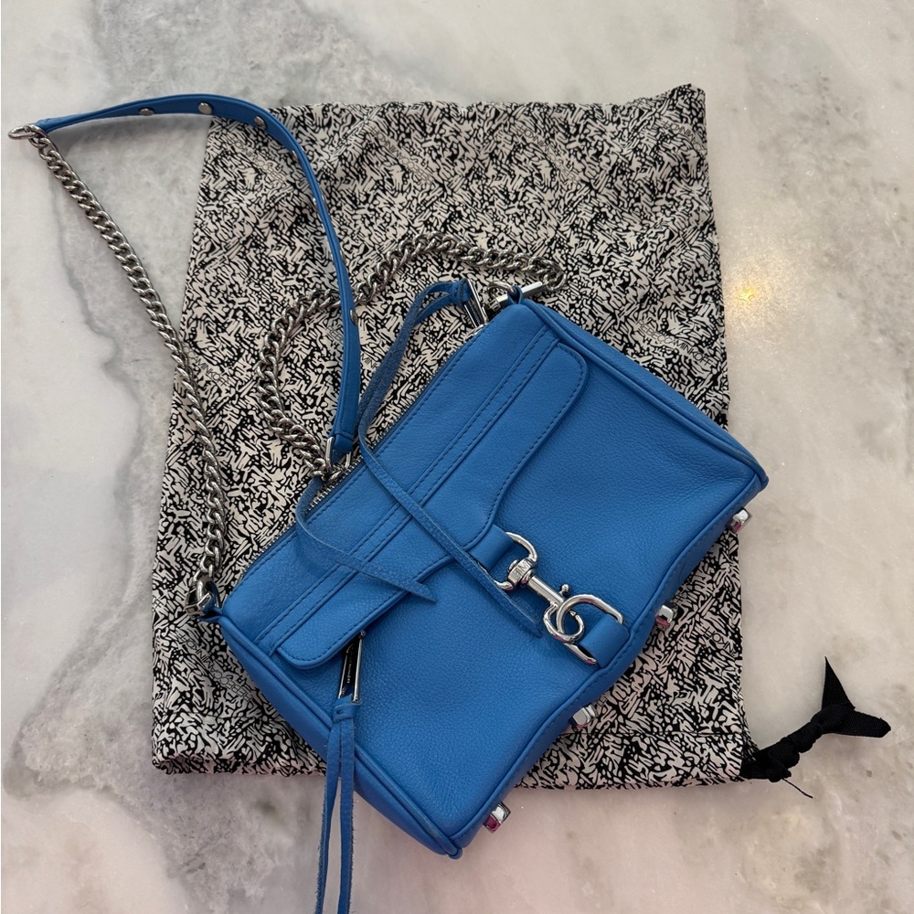 Authentic NWOT Rebecca Minkoff Mini MAC Leather Crossbody with Dustbag